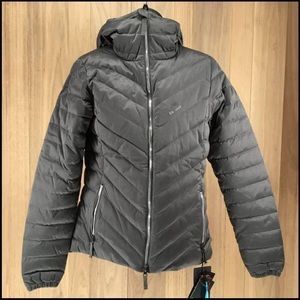 Skhoop Women’s Charcoal Grey Down Jacket Like New // Size Medium